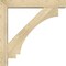 Ekena Millwork Imperial Block Rough Sawn Bracket w/ Offset Brace, Douglas Fir, 6"W x 36"D x 36"H BKT0604X36X36IMP05RDF - alternate 2